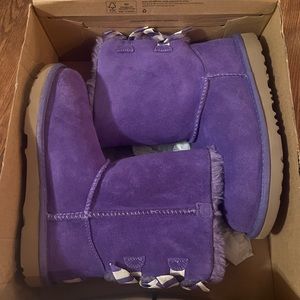 UGG Bailey Bow Striped Boots